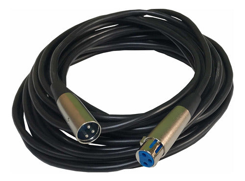 Combo 2 Cable Microfono Dmx 10 Mts Canon Canon Profesional 0