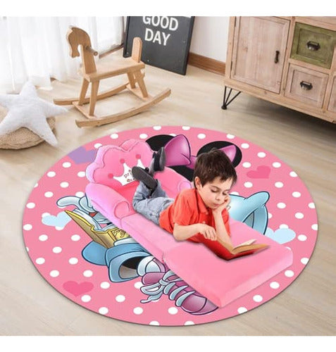 Moonbeeki Foldable Sofa for Kids, Princess Chair for Toddlers 2