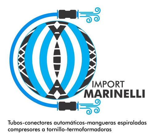 IMPORTMARINELLI Automatic Connector Tee Tube 8 mm Front Thread 1/4 4