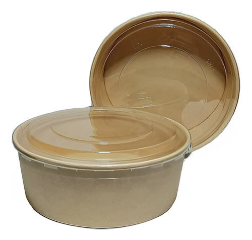 Bowl, Ensaladera, Pote Polipapel Bambú 1500 Ml (x100) 0