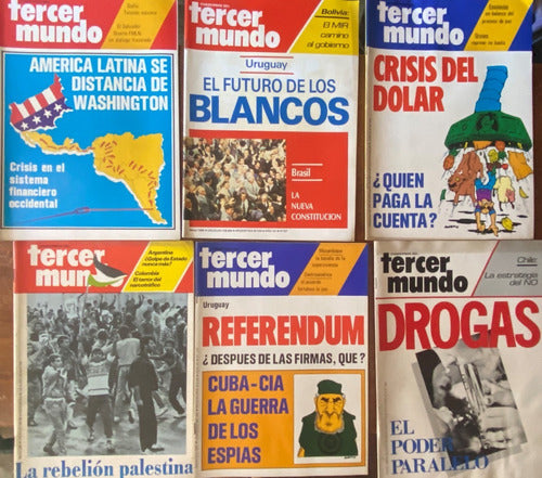 Cuadernos Del Tercer Mundo, 32 Revistas, 1987, Alt12 3