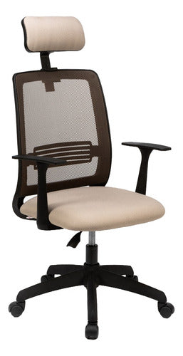 Interior Equipamiento Mint Office Chair with Headrest Mesh Gerent 0