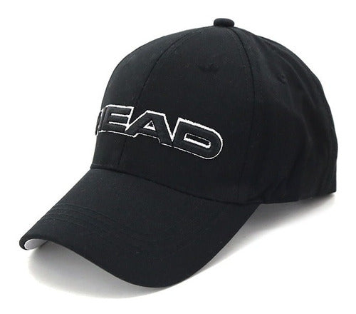 Head Original Black Curved Visor Cap Unisex 1