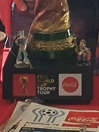 Coca-Cola.Fan FIFA World Cup Trophy with Base 3