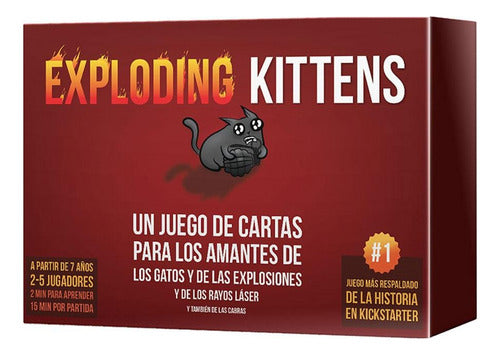 Exploding Kittens Edicion Original Español Juego De Cartas 0