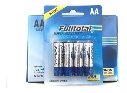 Fulltotal Pack of 48 AA Batteries in Blister X4 0