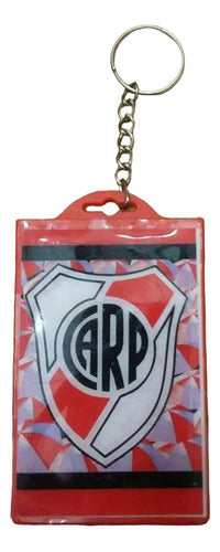 Llavero Portasube Color Rojo Con Escudo De River 0