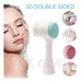 M&Q Regalos Double-Sided Manual Silicone Facial Cleansing Brush 2