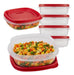 Rubbermaid Easy Find Lids 6 Containers 710 Ml Original USA 0