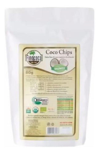 Kit 3x: Chips De Coco Orgânico Finococo 80g 0