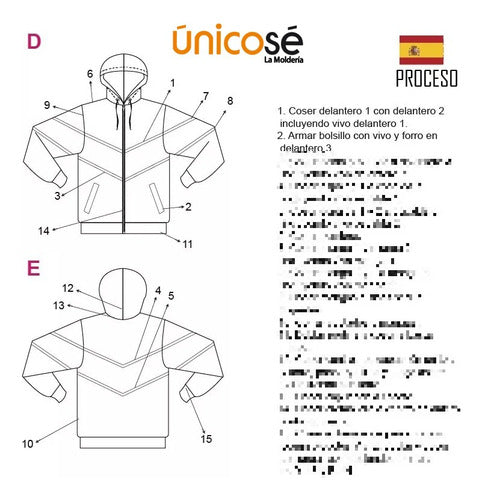 Moldes Unicose - Conjunto Jogging Infantil 2001 1