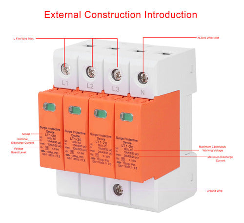 Dispositivo Protetor Contra Sobretensão Doméstico 385vac 7