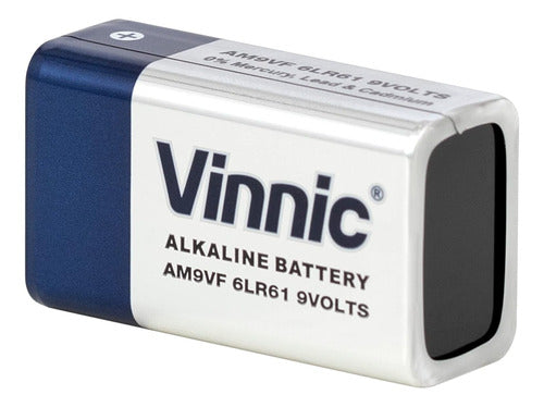 Bateria Alcalina Vinnic Fuente De Energia De 9 Volts 5