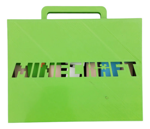 Muñeco De Minecraft Steve Alex Lobo 15cm Maletín 13 Piezas 3