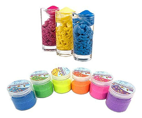 Xizhi 6 Colors Total 1.33 lbs/1.3 lbs Magic Sand 0