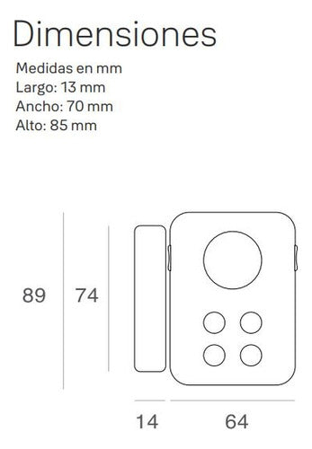 Yale Alarma / Anunciador Para Puertas Y Ventanas 1