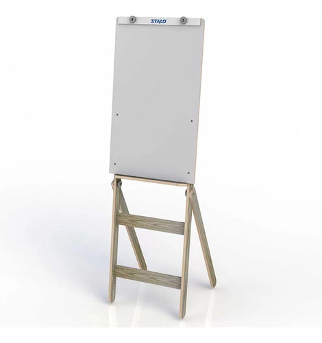 Cavalete P/ Flip Chart Quadro Branco Em Madeira 0