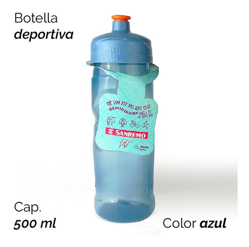 Botella Sports Blue 500ml 1