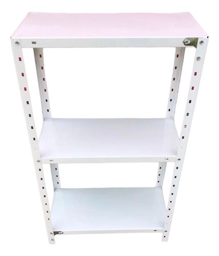 Lagomarsino Industrial Metal Shelf 42x60x1.00mt with 3 Shelves for 50kg 0