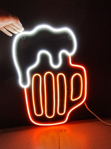 Safari Publicidad Neon LED Chopp Sign 36x50 Cm - Deco - Luminous 1