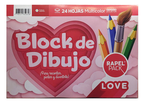 Rapel Pack Block Dibujo Rapel Pack Nª5 Modelo Love 0