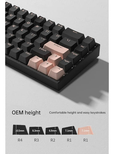 FL Esports F12 65% Wireless Mechanical Keyboard with Three Modes 3