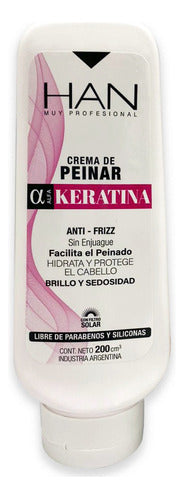 Han Crema De Peinar + Mascara Keratina Fortalecedor 2