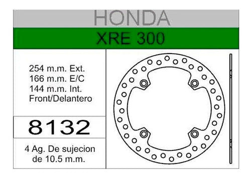 FAS Front Brake Disc Honda XRE 300 2