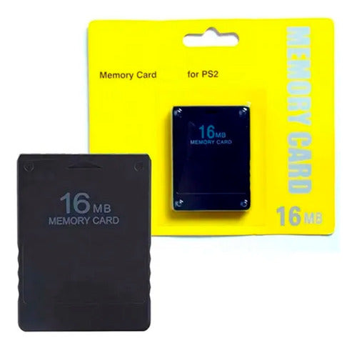 Memory Card 16mb Para Playstation 2 Cartão De Memória 0