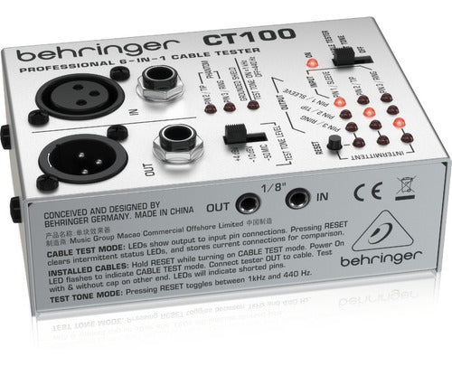 Behringer Audio Cable Tester CT100 0