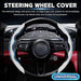 Cartist Carbon Fiber Universal Steering Wheel Cover for Car - 09 1