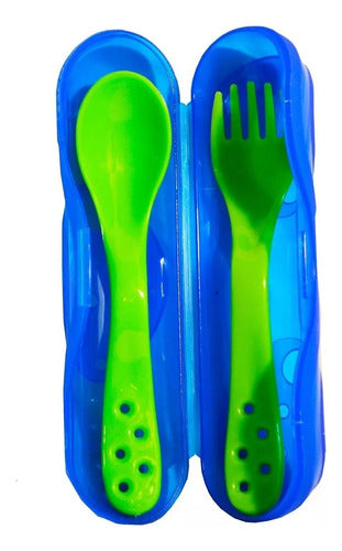 Baby Innovation Cutlery Spoon Fork with Case 3