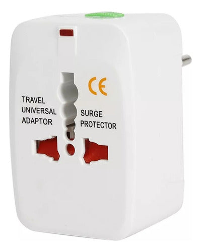 Adaptador De Viaje 100/240v  Universal Funda Para Guardar 2