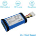 Laqueena Battery Replacement Compatible with JBL Flip 6 4800mAh 3.6V 5