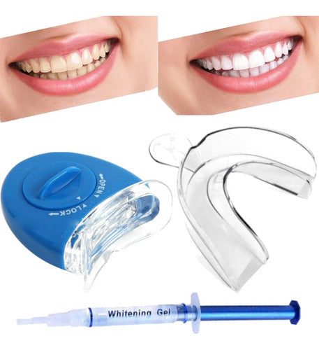 White Light Blanqueador Dental Electrónico UV + Gel + Placa Termoformable 0