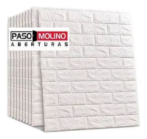 Paso Molino 3D Brick Adhesive Decorative Panels 0