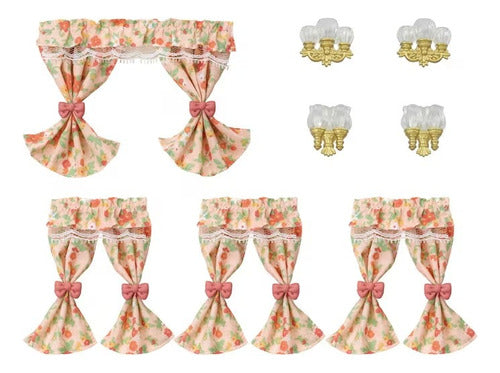 Sylvanian Families Set De Candelabros Y Cortinas 5447 0