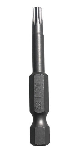 Lisle Punta Torx Tamper T20 50mm Encastre 1/4 Alto Impacto 0