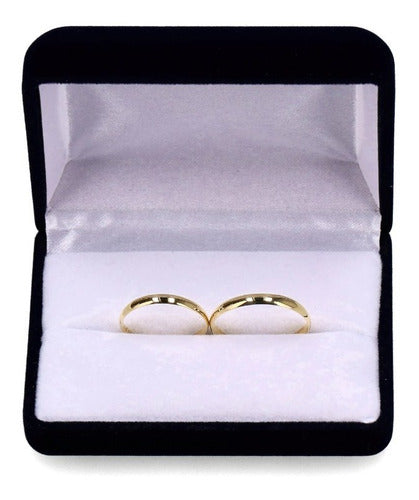 Joyería Alianzas 2.8mm 18k Gold Wedding Bands 0