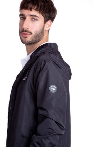 Men's Waterproof Windbreaker Jacket with Hood - Style 726 4