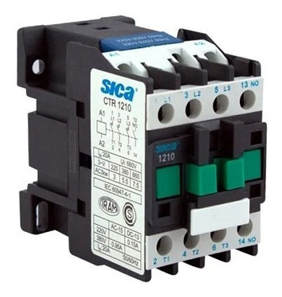 Sica Contactor Tripolar 12a 1na 220v -741210 1