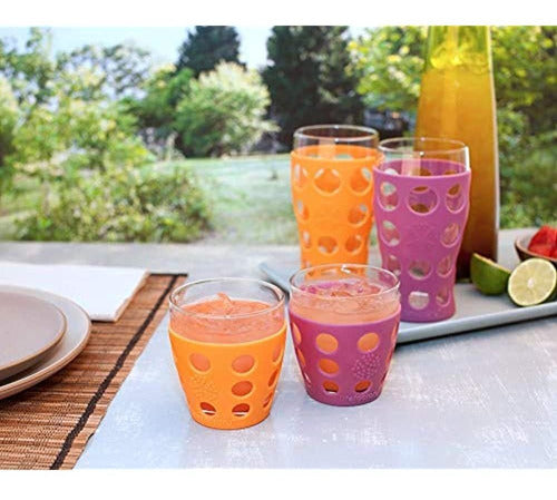 Lifefactory Vasos Para Bebidas De 10 Onzas Con Fundas Protec 4