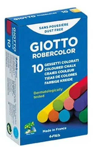 Giotto Robercolor Chalk X 10 Colorful Units 0