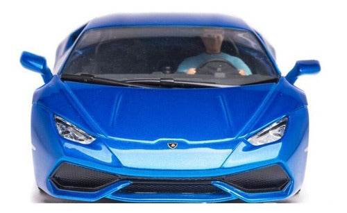 Scalextric Slot Car Lamborghini Huracán LP 610-4 Blue 2