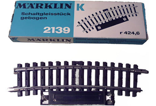 Cambio De Direccion Curva Marklin 2139 K - Como Nuevo - Caja 0