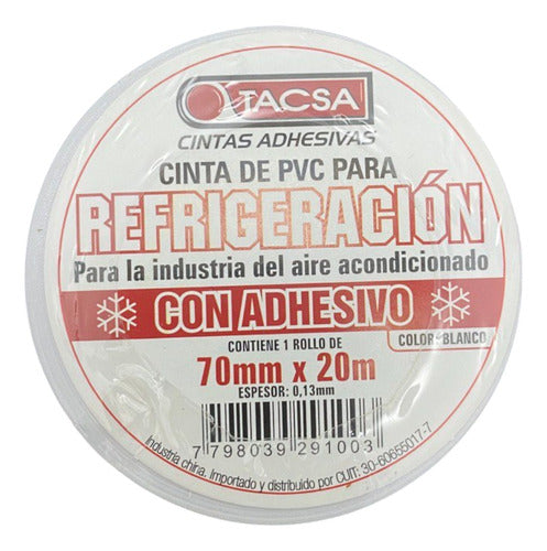 Tacsa Cinta Pvc Con Adhesivo 20mts 70mm 2