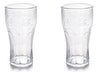 Plasútil Set X 2 Coca Cola Glass 530 Ml Extra Durable 0