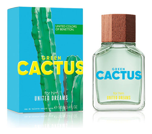 Benetton United Dreams For Him Green Cactus Edt 100 Ml 1