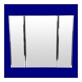 Stainless Steel Medicine Cabinet 3 Bodies 55x45x10 Wall-Mountable 1