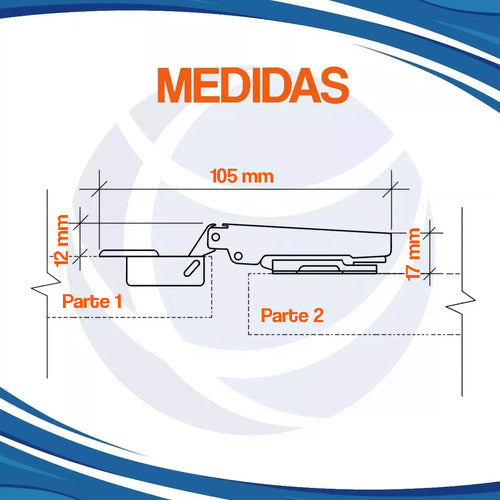 Cima Pack 4 Soft-Close 35mm Codo 9 Hinges 3